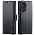 thumbnail image 2 of CaseMe Leather For Samsung Galaxy A57 5G Wallet Case with RFID Blocking, For Samsung Galaxy A57 5G Case Wallet for Women Men Card Holder Magnetic Clasp Kickstand Folio Case,Black,For Galaxy A57 5G, 2 of 11