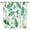 Palm Leaves1, variant on Lfeey Apartment Decor Blackout Curtains, Tropical Palm Print in Soft Green, Grommet Top Light Blocking, 63 Inch Long, 2 Panels