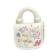 thumbnail image 5 of Segolike Women Crossbody Bag Handbag Chic Cartoon Pouch Casual Cute Purse Single Shoulder Bag for Outdoor Evening Party Work Traveling White, 5 of 8