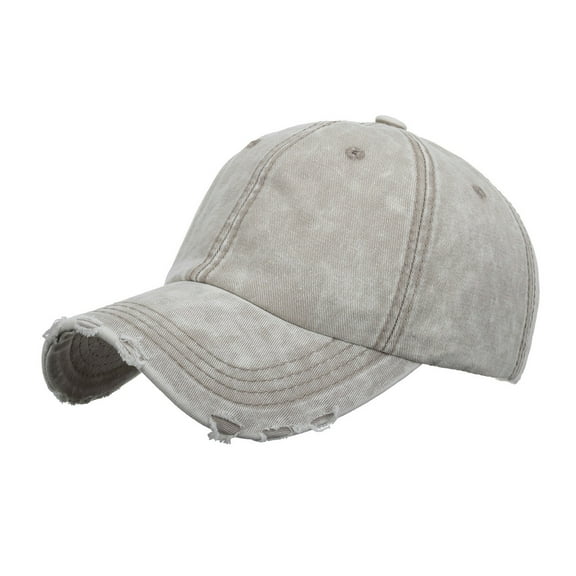 BLTIBY Adult Baseball Cap Trucker Hats Men Women Vintage Wash Fishing Hat Fashion Lightweight Ball Caps Beige Free Size