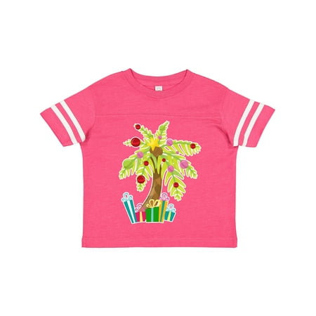 

Inktastic Christmas Palm Tree with Presents Gift Toddler Boy or Toddler Girl T-Shirt