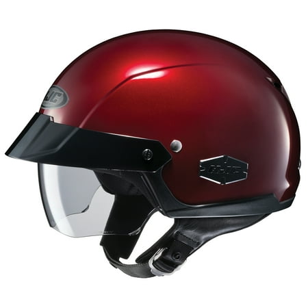 HJC IS-Cruiser Solid Helmet Wine (Red, X-Small) (Best Cruiser Helmet 2019)