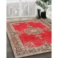 thumbnail image 3 of Ahgly Company Machine Washable Indoor Rectangle Traditional Light Copper Gold Area Rugs, 7' x 9', 3 of 7