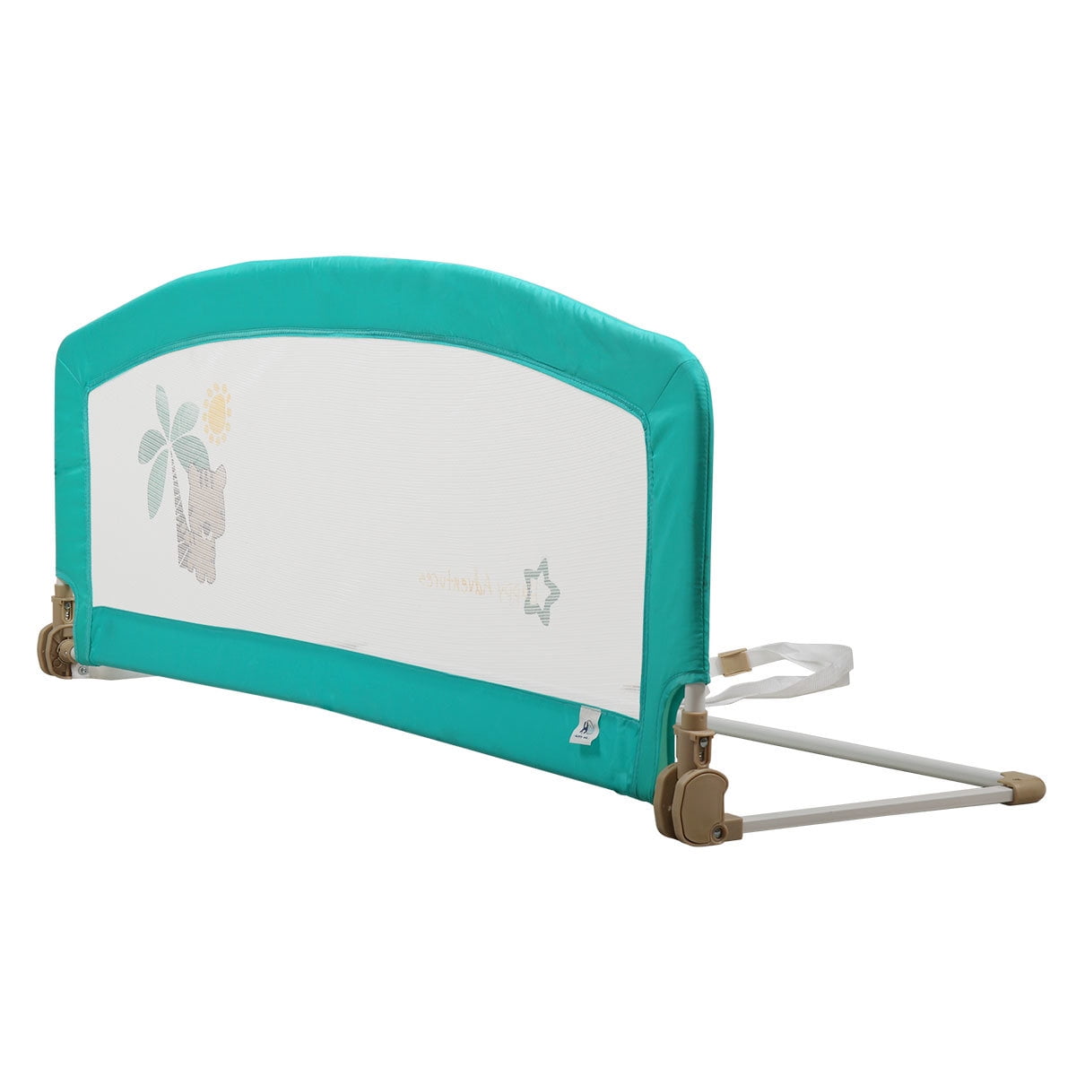 SIXWIN Bed Rail for Toddlers Safety Side Guard Rail for Kids with Fold