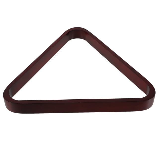 RUNROTOO Dark Red Wooden Billiard Ball Racks 1Pack for Entertaining and Competitive Games at Home