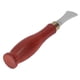thumbnail image 4 of Bordeador de cuero de 1mm, acero inoxidable, pulido a prueba de herrumbre, muesca poco profunda, bordeador de cuero, herramientas de cuero, mango de madera, 4 of 5