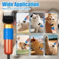 thumbnail image 5 of 200W Electric Sheep Shears Professional Animal Clippers with 2 Blades Low-Noise Safe Design for Farm and Pet Grooming, 5 of 7