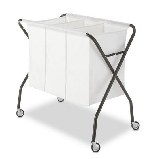 Whitmor Triple Laundry Sorter Espresso