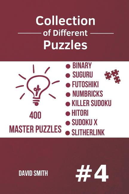 Collection Of Different Puzzles 400 Master Puzzles Binary Suguru 