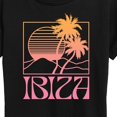 thumbnail image 3 of Instant Message - Ibiza Sun Palms - Women's Short Sleeve Graphic T-Shirt, 3 of 6