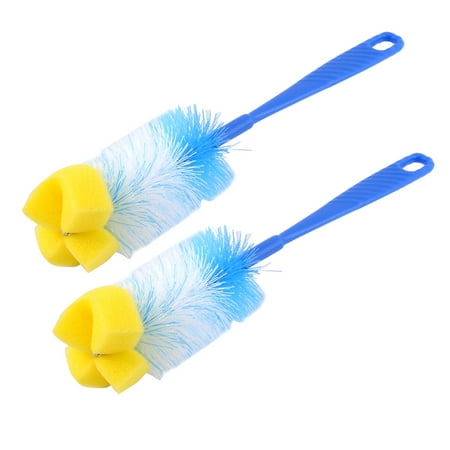 - Unique Bargains Plastic Handle Coffee Bottle Cup Cleaning Brush Dust Cleaner 2 Pcs