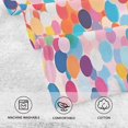 thumbnail image 5 of Yayeee 100% Cotton Hand Towels for Bathroom 16" x 28" Soft Absorbent Kitchen Towel, Blue Colorful Circles, 5 of 7