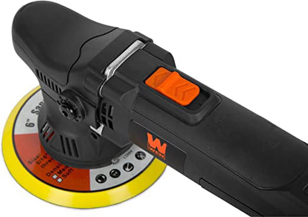 WEN Dual Action Polisher, 6-Inch Professional Grade, 5.5-Amp with 9mm Throw