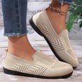thumbnail image 5 of Wensltd Women Knit Walking Shoes Comfy Lightweight Casual Flats With Breathable Spring Fall, 5 of 9