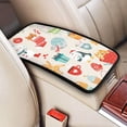 thumbnail image 2 of Bingfone Car Four-Season Universal Armrest Box Mat,Car Armrest Seat Cover Soft Leather Waterproof Armrest Cover Center Console Mat-Christmas And New Year, 2 of 7