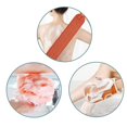 thumbnail image 6 of TRIANU Exfoliating Back Scrubber for Shower, Loofah Back Scrubber with Exfoliating Glove and Sponge Pad Set, Long Deep Clean Back Washer Bath Shower Scrubber for Men and Women, Red, 6 of 9