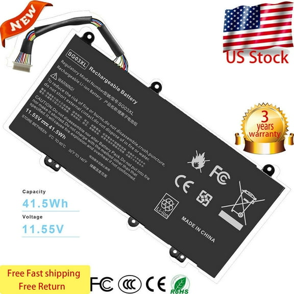 11.55V SG03XL Battery for HP Envy 17 Notebook M7 HSTNN-LB7F 849048-421 TPN-I126