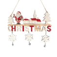 thumbnail image 3 of Letrero de madera con letras colgantes para Navidad, colgante de gnomo, Papá Noel, decoración de Feliz Navidad para el hogar, regalos de fiesta de Año Nuevo 2025, 3 of 5
