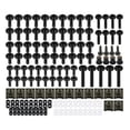 thumbnail image 3 of Tuercas Tornillos para Carrocería Aluminio 177 Uds. para Moto Cross (negro), 3 of 9