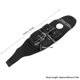 thumbnail image 3 of Motorcycle PU Leather Gas Fuel Tank Cover Panel Pad Bib with Pouch Motorbike AccessoryBlack, 3 of 5