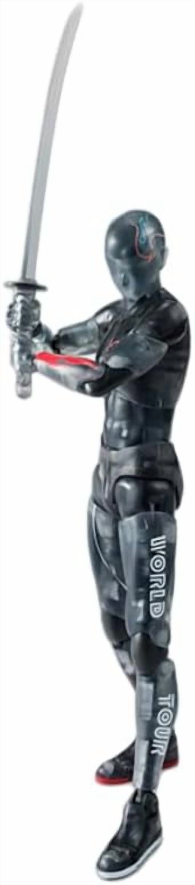 Physical Body Figure, Black Transparent Physical Body Action Figures 15cm/5.9inch PVC Character Cosplay Model Handicrafts for Anime Fans Gift (a)