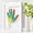 White, variant on Family Handprint Kit with Frame, Handprint Keepsake Kit for Family, Baby and Parents, DIY Hand Print Craft with 5 Acrylic Sheets, Personalized Family Memory Gift for Mom, Dad and Grandparents