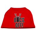 thumbnail image 1 of Buck Off Screen Print Dog Shirt Red Xxxl (20), 1 of 1