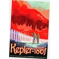 thumbnail image 1 of Nasa Travel Poster Art Poster 27"x40" 27x40 Kepler 186F Multi-Color Square Adults Best Posters, 1 of 3