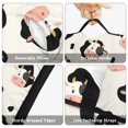 thumbnail image 6 of Cow and Spot Beige Pattern Teens Toddler Nap Mat with Pillow, Sleeping Mat Bag for Preschool Daycare 59"x22", 6 of 6