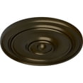 thumbnail image 3 of 54"OD x 4 7/8"P Large Classic Ceiling Medallion (Fits Canopies up to 13 1/2"), Hand-Painted Green Gold, 3 of 6