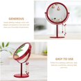 thumbnail image 3 of Miroir de Maquillage de Mariage Chinois avec Support Miroir Décoratif Pivotant Double Face Rotation 360° Miroir Cosmétique de Table pour Décoration de Mariage Chinois, 3 of 8