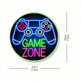 thumbnail image 2 of HELLOYOUNG Retro Metal Wall Sign Vintage Gaming Controller 7.8x7.8 Inch Durable Iron Decor for Man Cave Game Room, Home Office, Personalized Gamer Gift, Rustic Tin Poster Art, 2 of 3