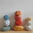 thumbnail image 3 of 1 Juego de bloques de construcción de entrenamiento de equilibrio, madera creativa, ilumina la imaginación, bloque apilable para niños, 3 of 5
