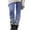 Blue, variant on Fashion Women's Slim Retro Printed Bottom Pants Fall and Winter Inside Comfortable Casual Pants Women's Bottom Pants