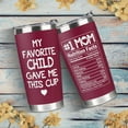 thumbnail image 4 of Mothers Day Gifts for Mom from Daughter, Son - Mom Gifts from Daughter, Son - Best Mom Gifts, Birthday Gifts for Mom, Mom Birthday Gifts Ideas, Funny Mom Gifts, Mom Present - Mom Tumbler 20Oz, 4 of 6