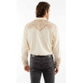 thumbnail image 2 of Scully P-852-CRM-XL Silverado Embroidered Mens Western Shirt, Cream - Extra Large, 2 of 2