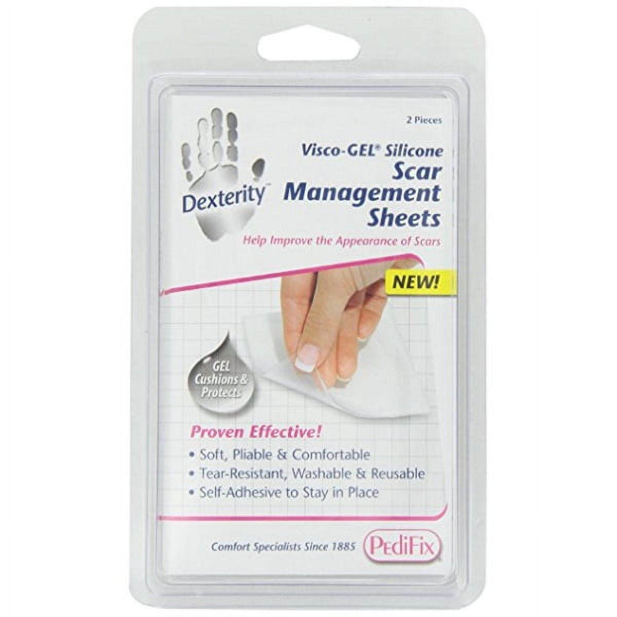 PediFix Visco-GEL Silicone Scar Management Sheets
