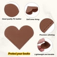 thumbnail image 4 of Uxcell 18Pcs Leather Heart Bookmarks, Corner Bookmarks Book Marks Page Markers Cute Page Clip, 6 Colors, 4 of 5
