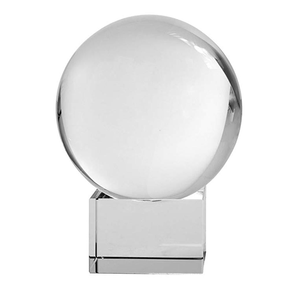 2Pcs Crystal Display Stand For 40-80mm Crystal Ball Sphere Globe Home Decor 