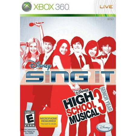 Disney Sing It High School Musical 3: Senior Year - Xbox (Best Xbox 360 Singing Games)