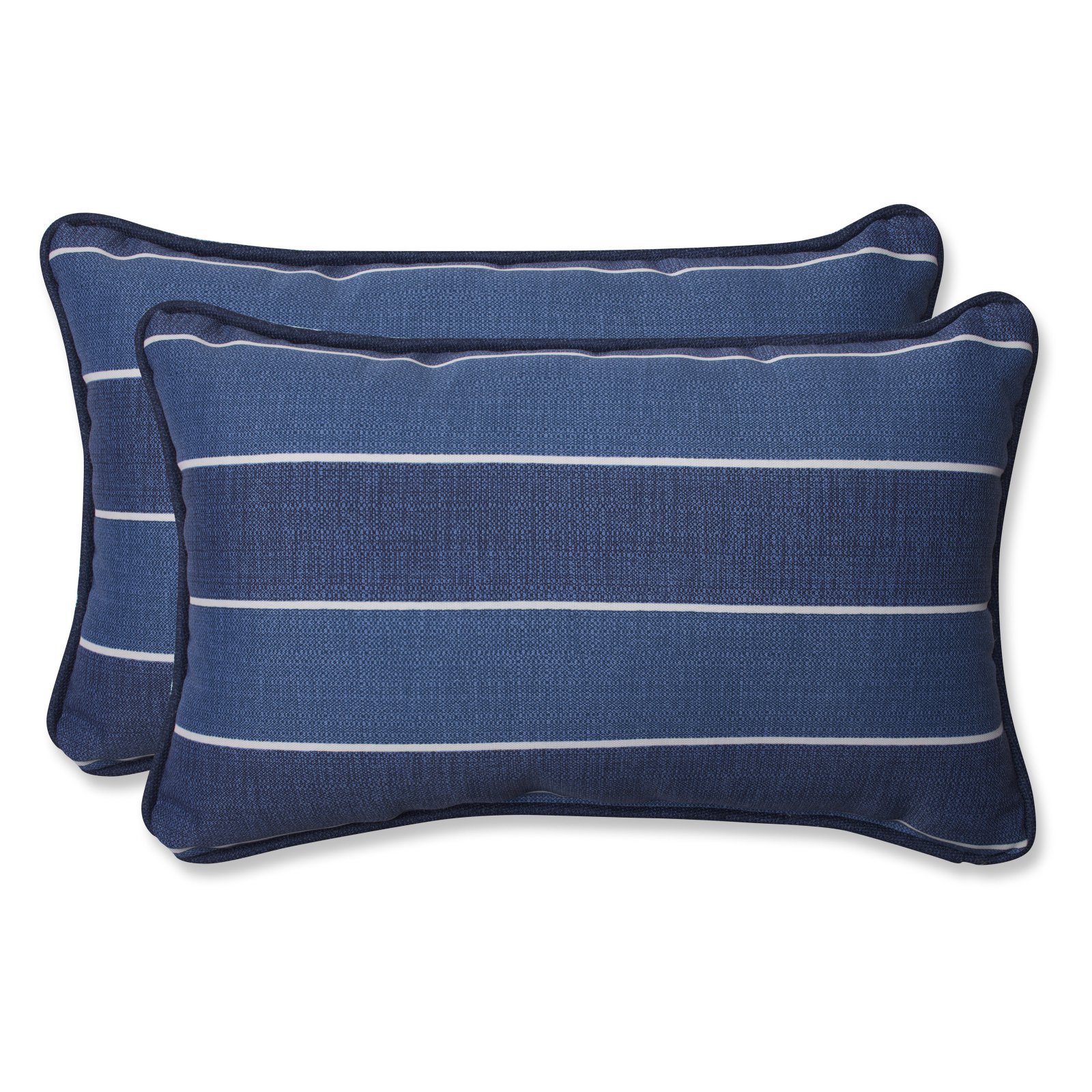 Pillow Perfect 568416 Wickenburg Indigo Rectangular Throw Pillow Set