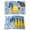 Yellow, variant on Lemon Blue Leaves Placemats Set of 4 Summer Fruits Blue Floral Pattern Place Mats Indoor Wipeable Table Mats Washable Cloth Dining Table Placemats for Kitchen Holiday Party Home Decor 13x19 Inch
