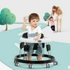 BLUKIDS Upgraded Version Baby Walker, Baby 6-24Months Baby Multi-Function Anti-Rollover Folding Walker 6 Heights Adjustable Baby Walkers for Boys&Girls (Black)