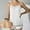 White, variant on BUIGTTKLOP Women's Summer Tank Top Adjustable Spaghetti Strap Pleated Camisole Sleeveless Loose Cami Tops