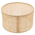 thumbnail image 1 of Shisuyan Rustic Style Lampshade Rattan Weaving Hanging Lamp Cover Lampshade Decor, 1 of 8