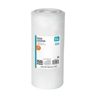 Pen+Gear 12" x 30' Foam Cushioning Wrap, White, 1-Roll