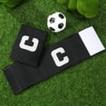 thumbnail image 2 of SHISUYAN 2pcs Captain Bands Football Captain Arm Bands C Bands Elastic Sports Player Armbands, 2 of 8