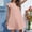 Pink, variant on Fengqque Nursing Maternity Maternity Postpartum Comfort Dress Pajamas Multifunctional With Lace Sleeves New Fresh Sweet And Short Sleeved Round Neck Mid Calf Dress