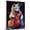 Akita, variant on Bullmastiff Dog Cello Art Stretched Canvas Size 8x12 – Bullmastiff Dog Playing Cello Wall Art, Dog Lover Canvas, Music Theme Decor for Living Room