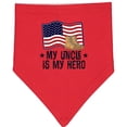 thumbnail image 2 of Inktastic My Uncle is My Hero Military Nephew Baby Bandana Bib, 2 of 4